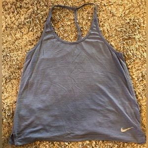 Nike Dry Fit Blue/Purple Athletic Tank Top - Sz M